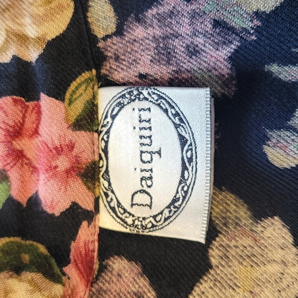 Daiquiri dress floral vintage 70's Cottage Core maxi - Picture 11 of 16